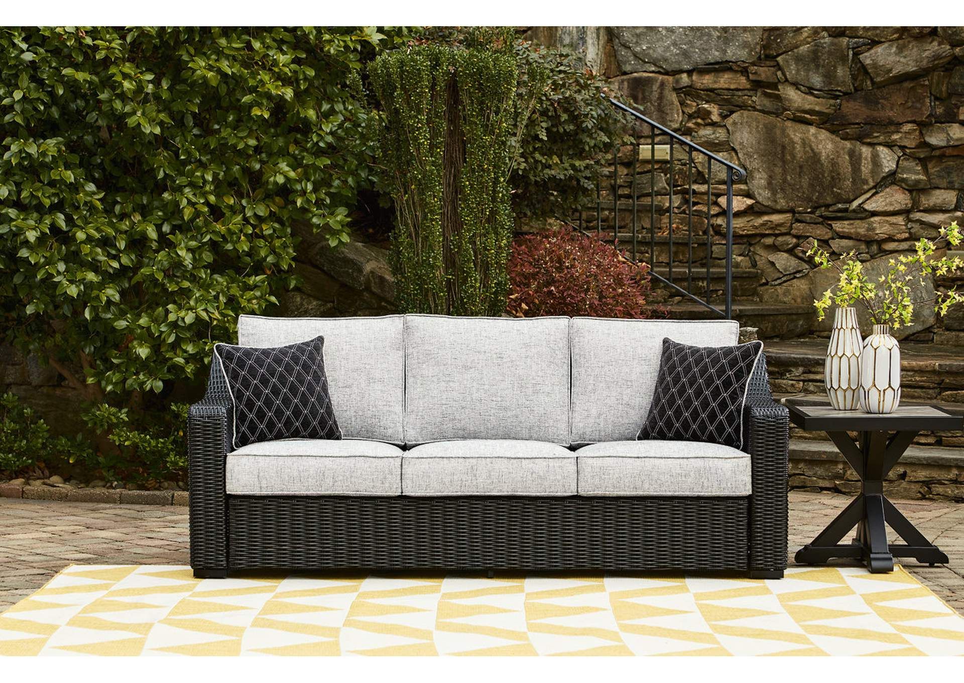 Beachcroft Outdoor Sofa With Cushion regarding