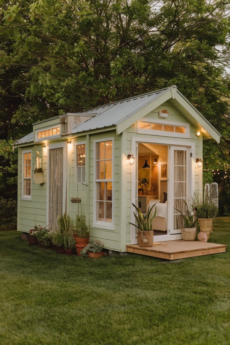 Best 13 Convert Shed Into A Tiny House: Transforming Outdoor Spaces ... throughout