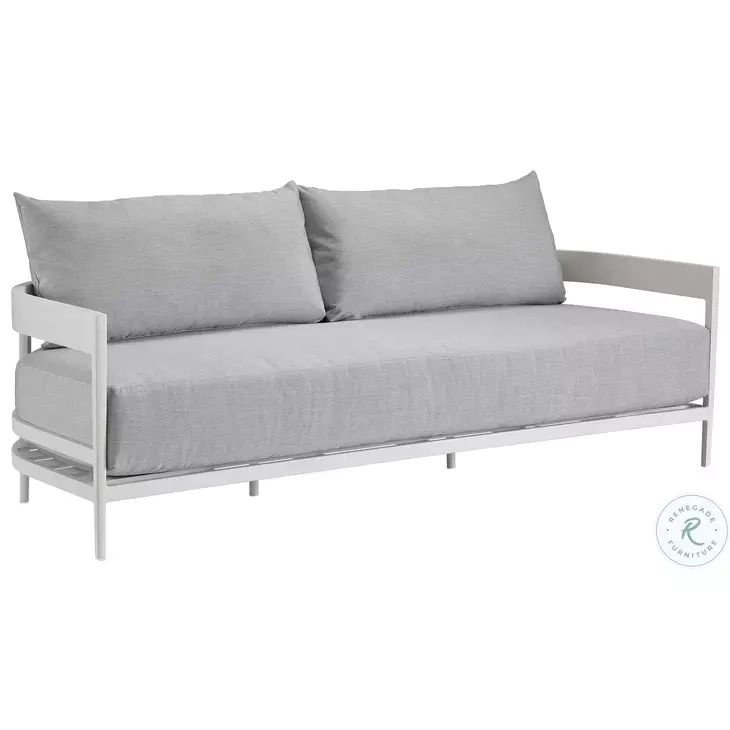 Coastal Living South Beach Chalk Outdoor Sofa From Universal | Coleman ... inside