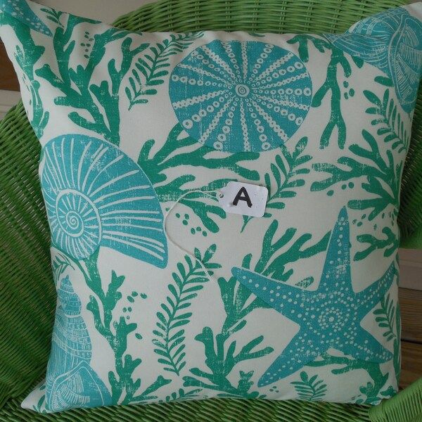 Adding Coastal Charm How the Teal Starfish Outdoor Pillow Enhances Your Space