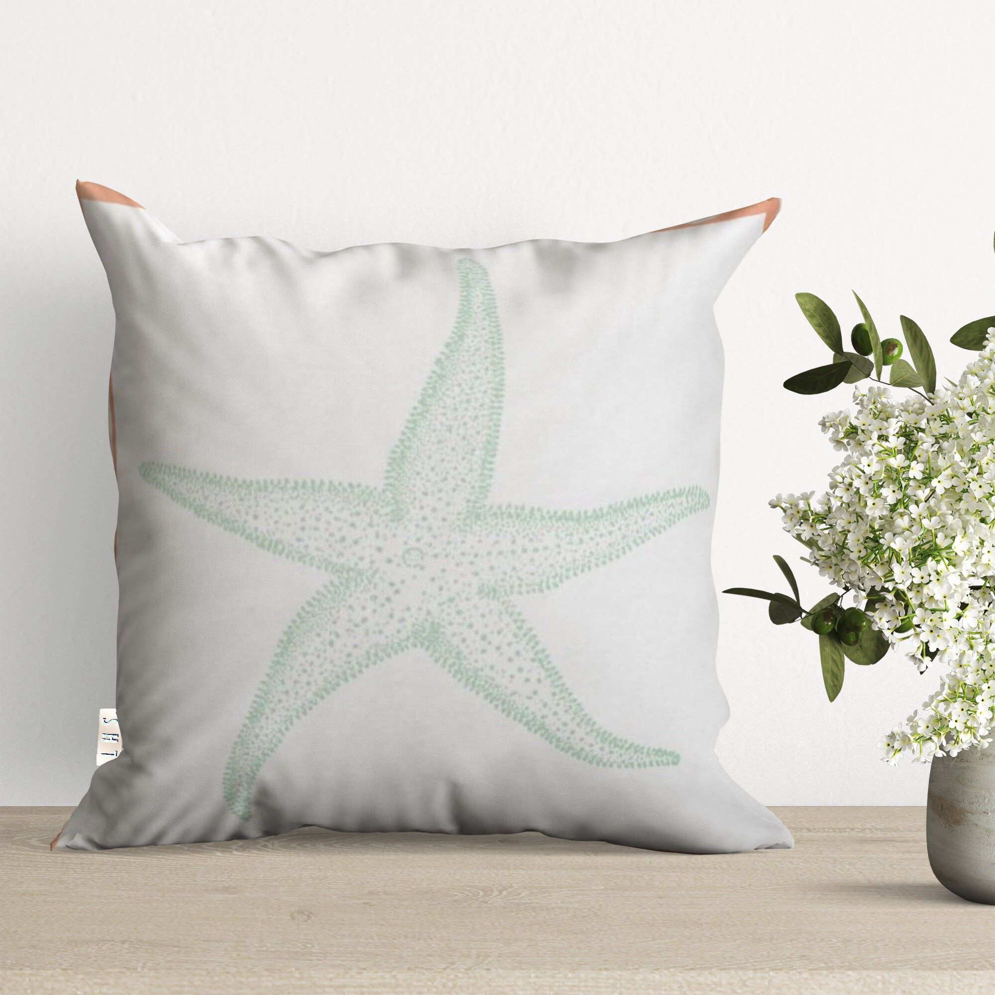 Coral And Starfish Coastal Throw Pillow Cover,Nautical Pillow Case ... with Adding Coastal Charm How the Teal Starfish Outdoor Pillow Enhances Your Space
