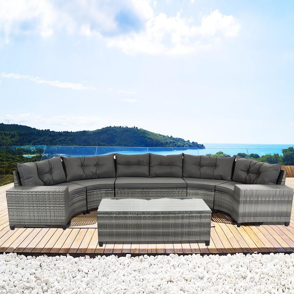 Curved Outdoor Sofa Furniture | Cabinets Matttroy with