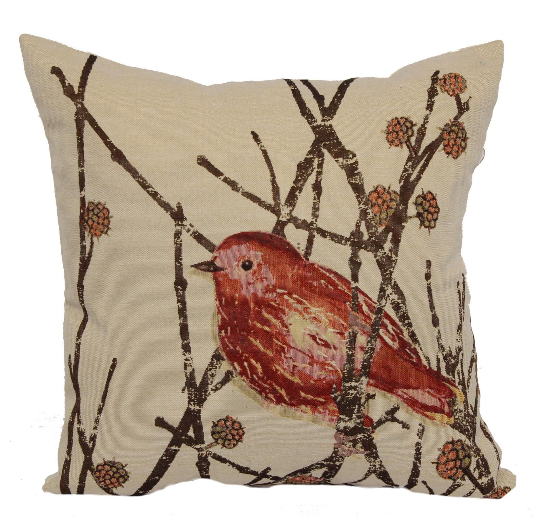 Decorative Throw Pillow - Bird pertaining to Understanding Outdoor Comfort The Story Behind Morning Birds Pillows