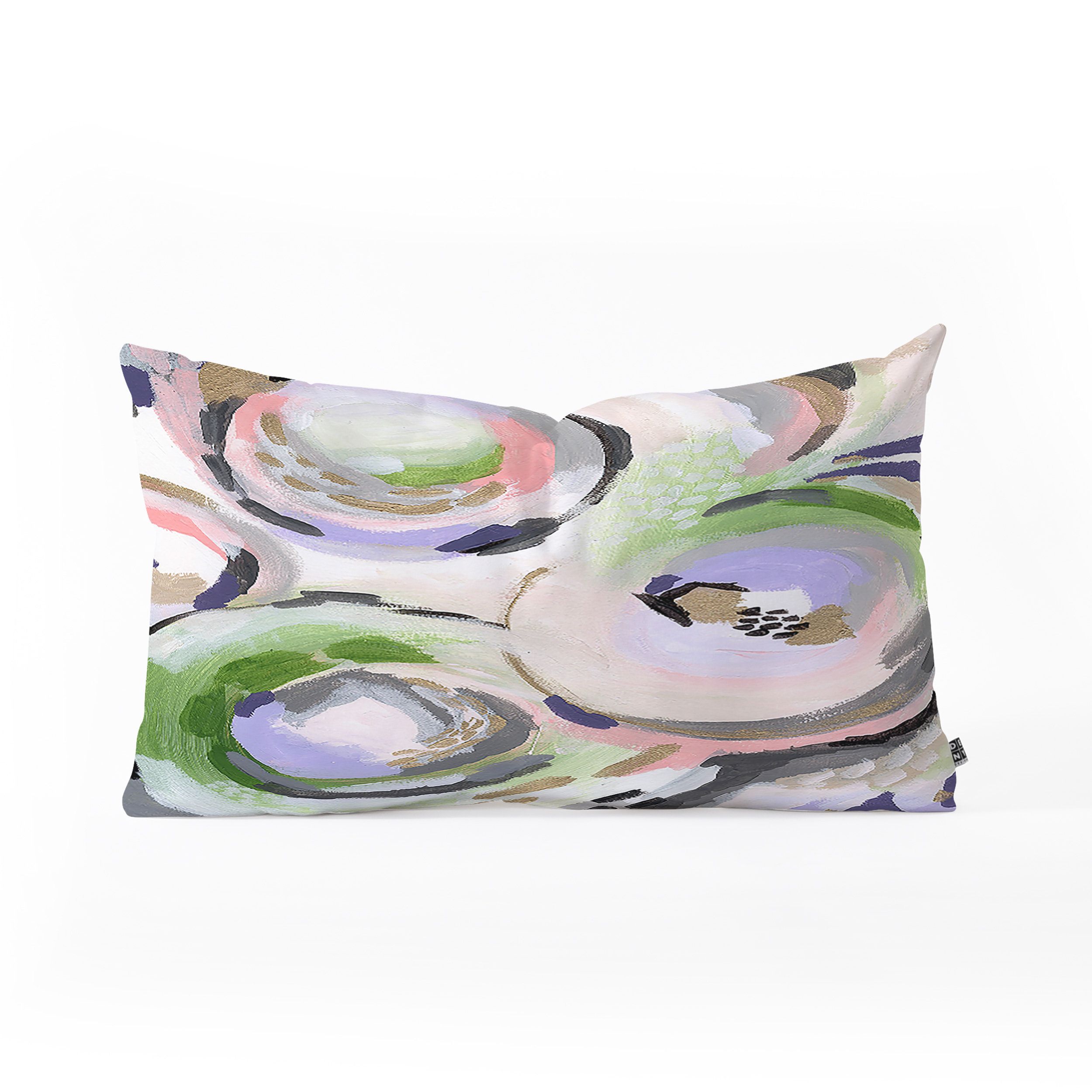 Deny Designs Laura Fedorowicz Flower Shop Indoor/Outdoor Lumbar Pillow ... within