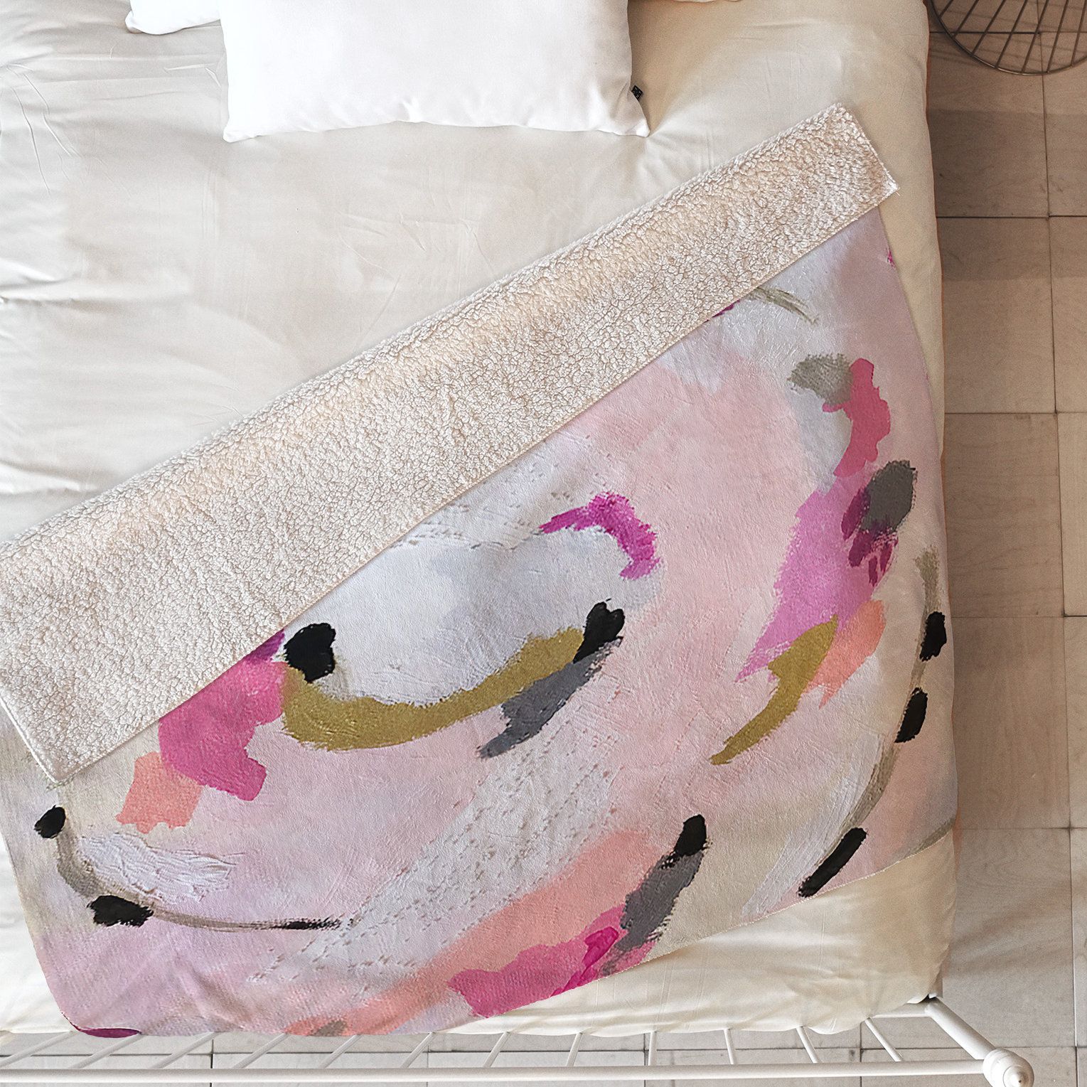 Deny Designs Laura Fedorowicz Throw Blanket | Wayfair intended for Understanding the Craftsmanship Behind the Laura Fedorowicz Greenery Outdoor Throw Pillow