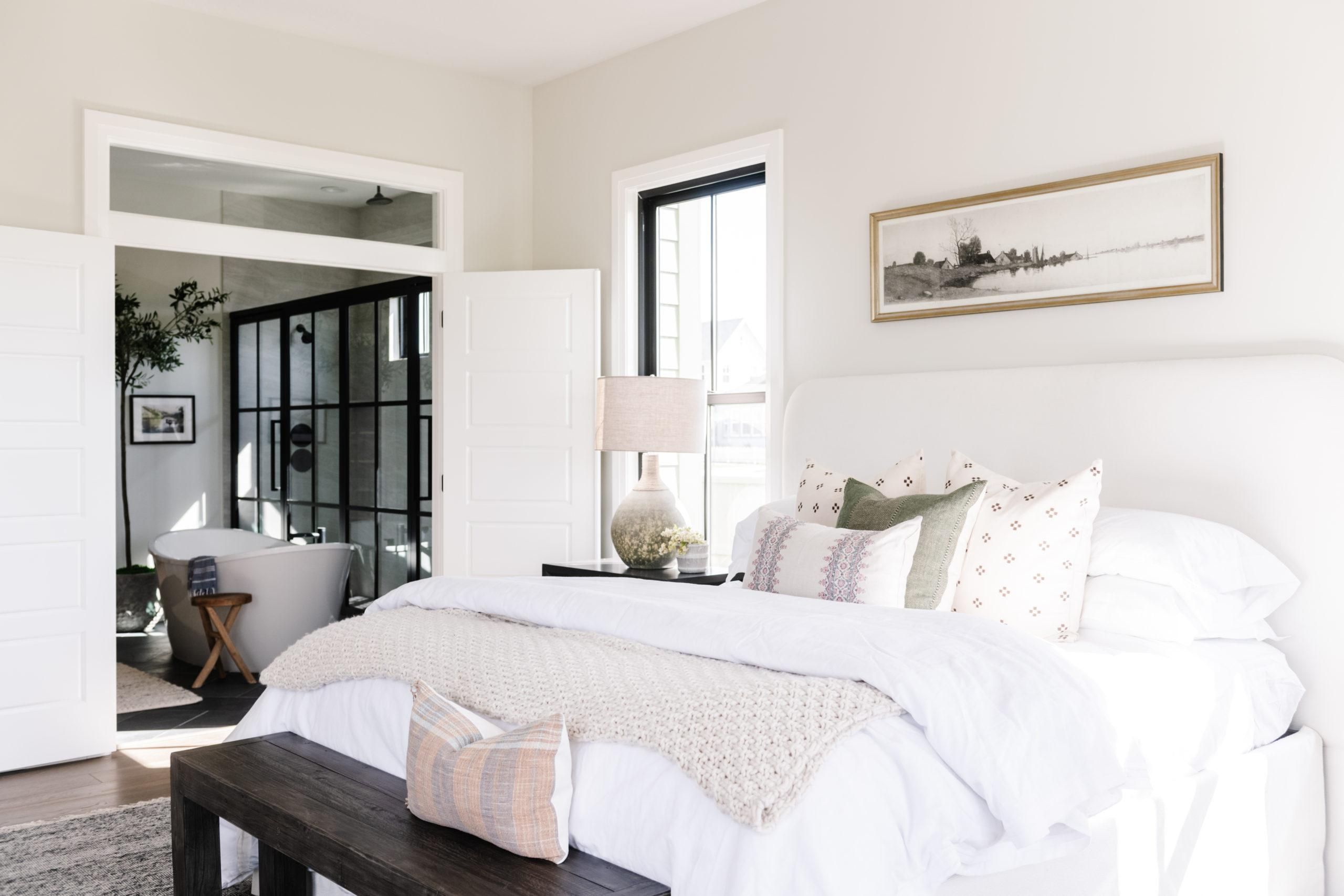 Design Tip: Maximizing Comfort In Bedrooms - Liv Design Collective with regard to Maximizing Comfort and Style with the Essien Pillow Cover 20x20x0.25