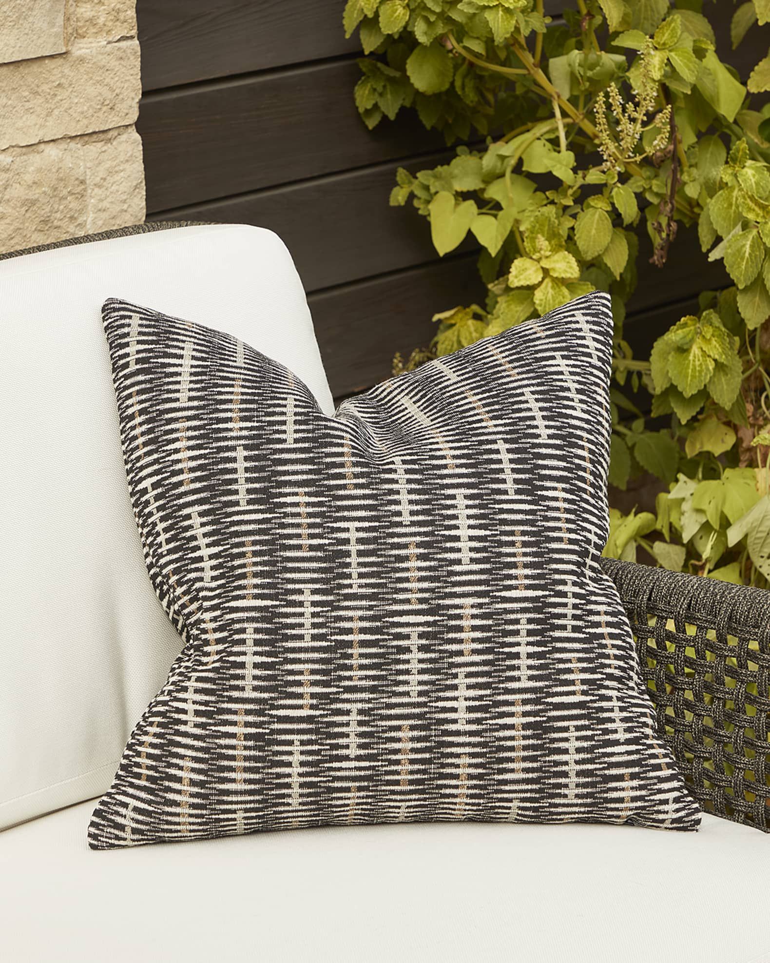 Elaine Smith Intertwine Decorative Pillow, 20" Sq | Neiman Marcus for