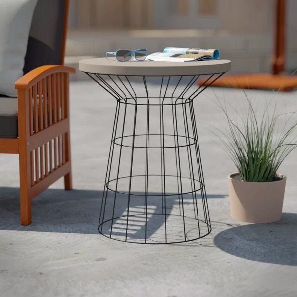 Embrace Modern Elegance: The Perfect Modern Outdoor Side Tables | By ... with Weathering the Elements How the Miami Outdoor End Table Stands Up