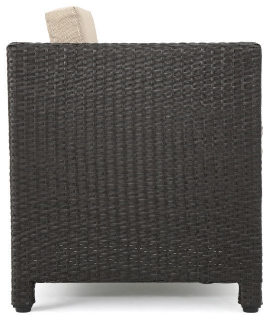 Gdf Studio 3-Piece Pueblo Outdoor Wicker Club Chair Set With Matching ... throughout Understanding the GDF Studio Pueblo Side Table Your Guide to Outdoor Style