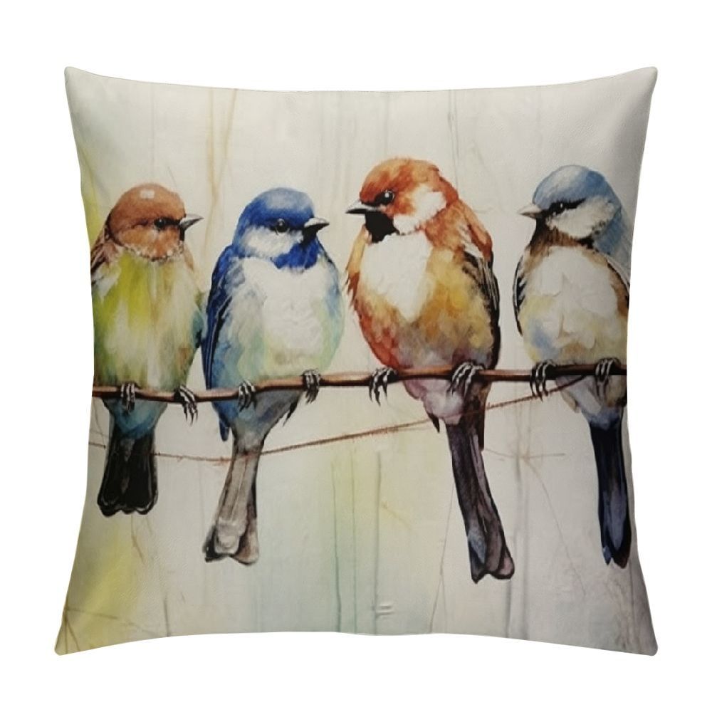 Gosmith Outdoor Birds Pillows Decorative Throw Pillows,Single Large ... throughout