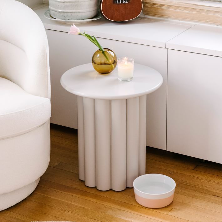 Hera Side Table (17") | Side Table Decor, Round Wood Side Table ... within Styling Tips for Your Horizon 17" Side Table