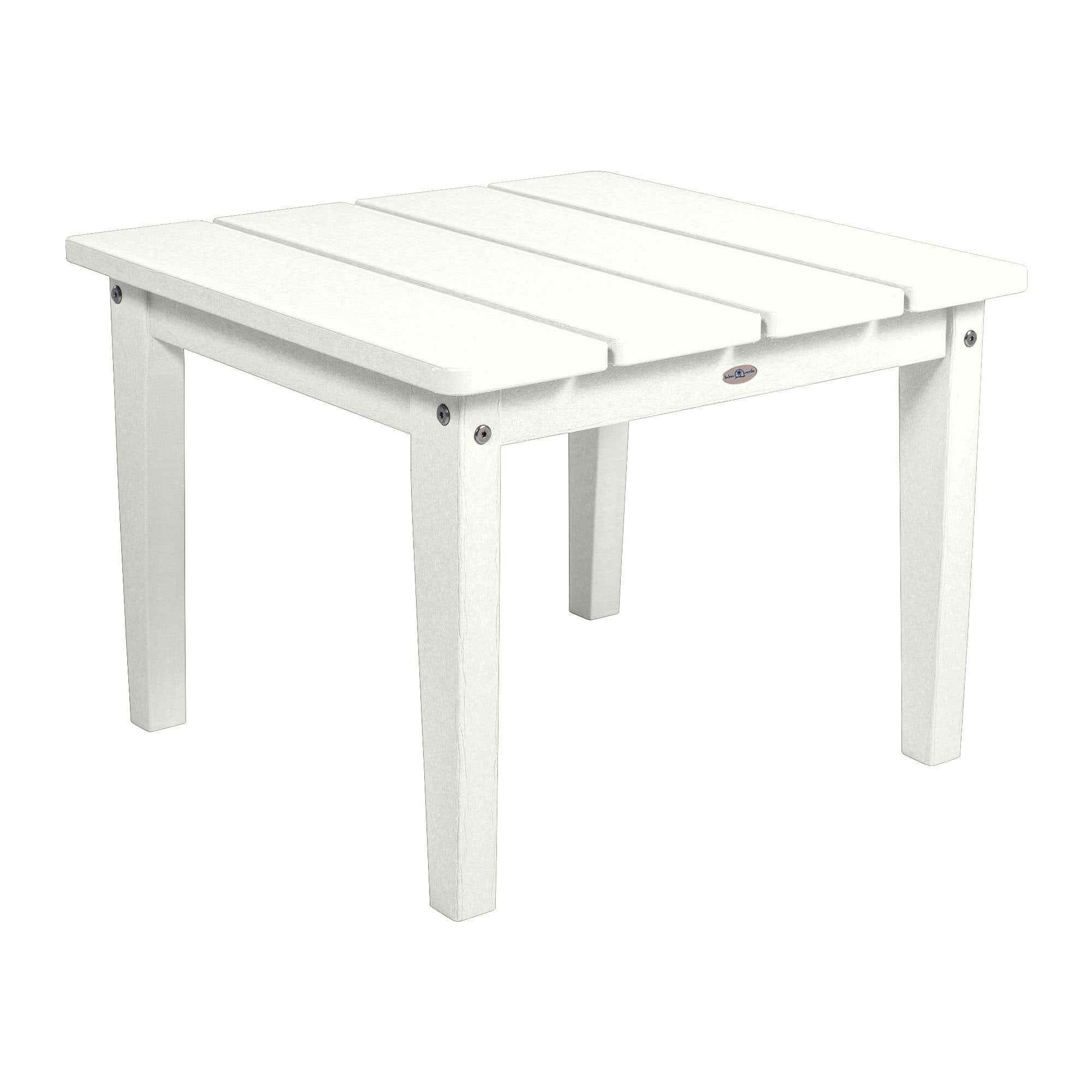 Why the Adirondack Large Side Table in Coconut White is a Timeless Choice