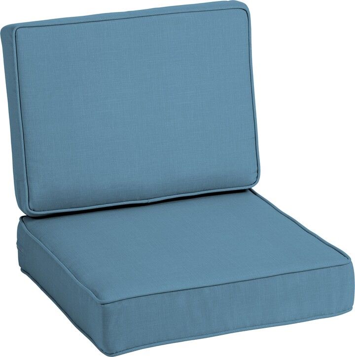 Howcool Profoam Essentials Outdoor Deep Seating Cushion Set 24 X 24 ... with regard to Beyond Aesthetics Understanding the Durability of 23x25x5 Blue Outdoor Deep Seating Cushion Sets