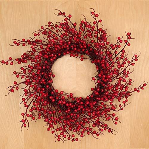 I Tested The Charm Of A Small Red Berry Wreath - Here's Why Everyone ... intended for
