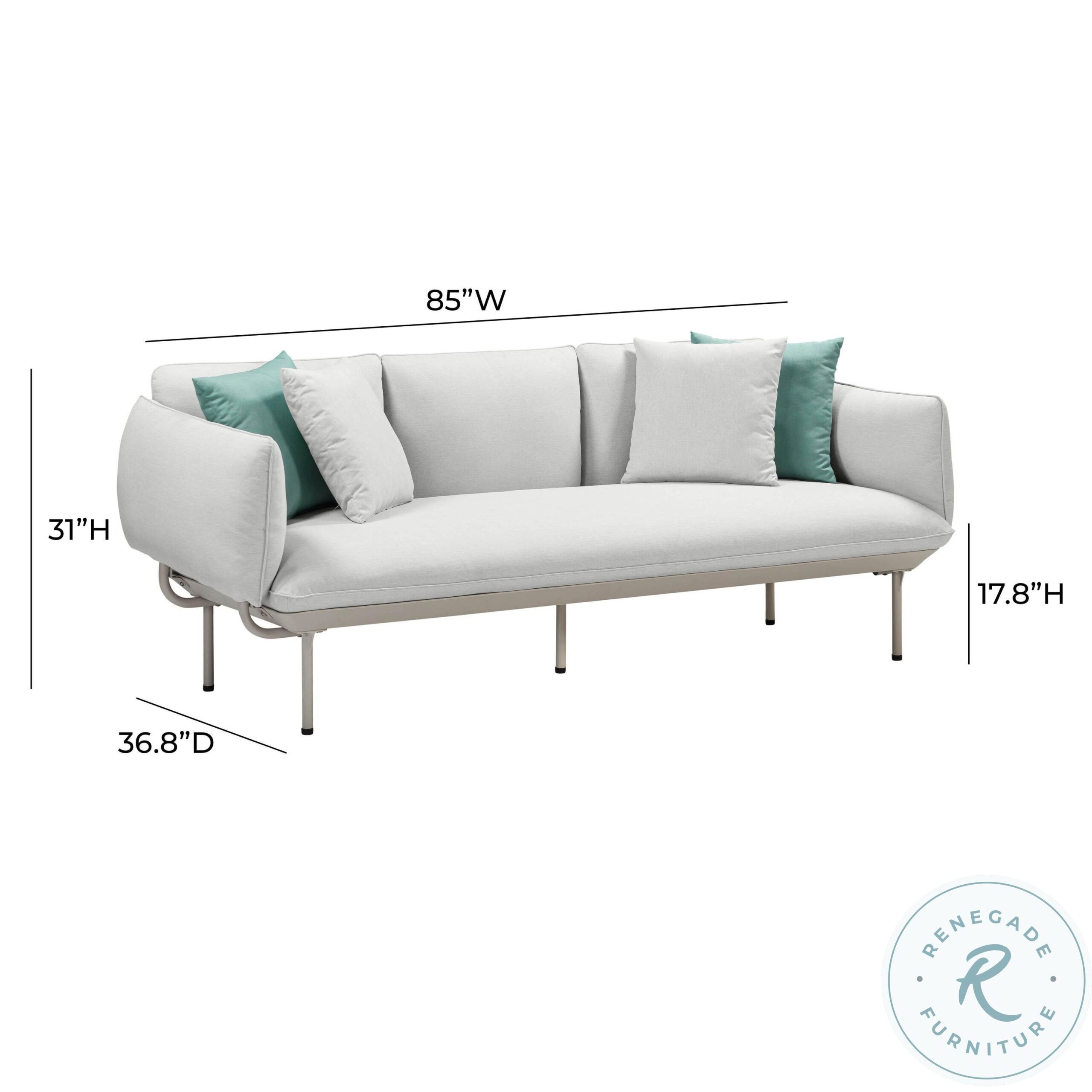 Katti Light Grey Outdoor Sofa From Tov | Coleman Furniture intended for Designing Your Perfect Patio with the Katti Light Gray Outdoor Sofa