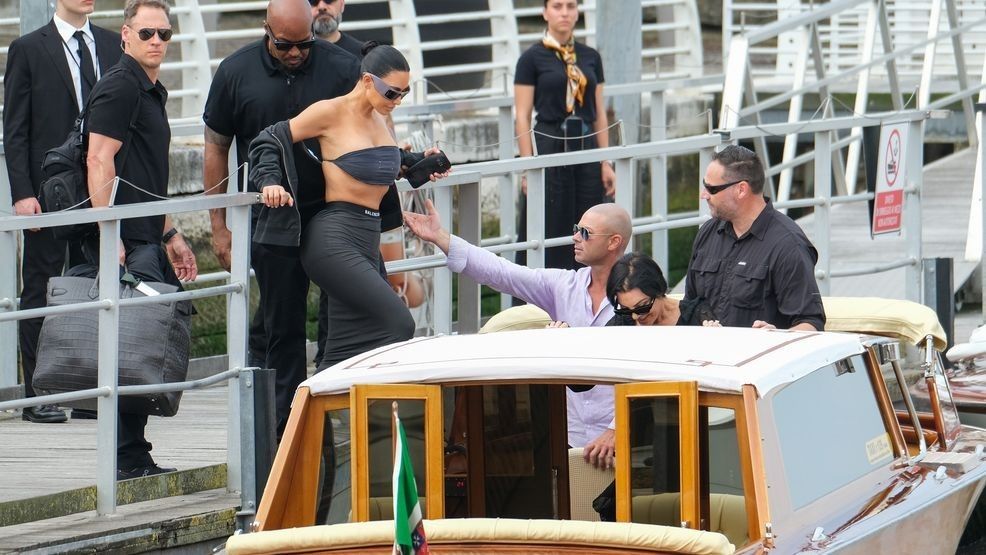 Kim Kardashian Shows Off Her Abs In Italy For Jeff Bezos’ Wedding; Tom ... in A Deep Dive into the Design of the Copper Creek/Venice Beach Marin Side Table