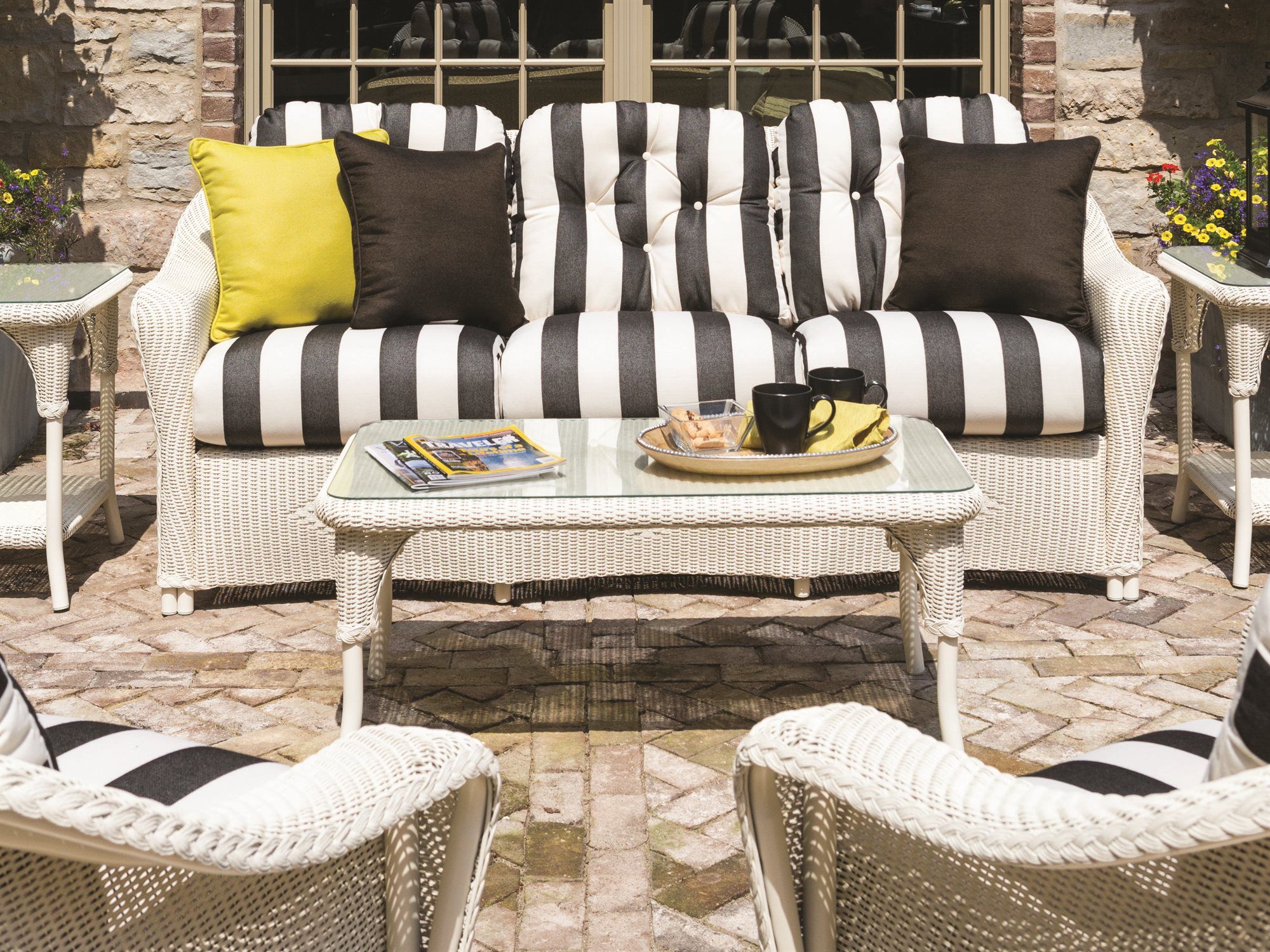 Lloyd Flanders Reflections Wicker Patio Sofa | Lf9056 for