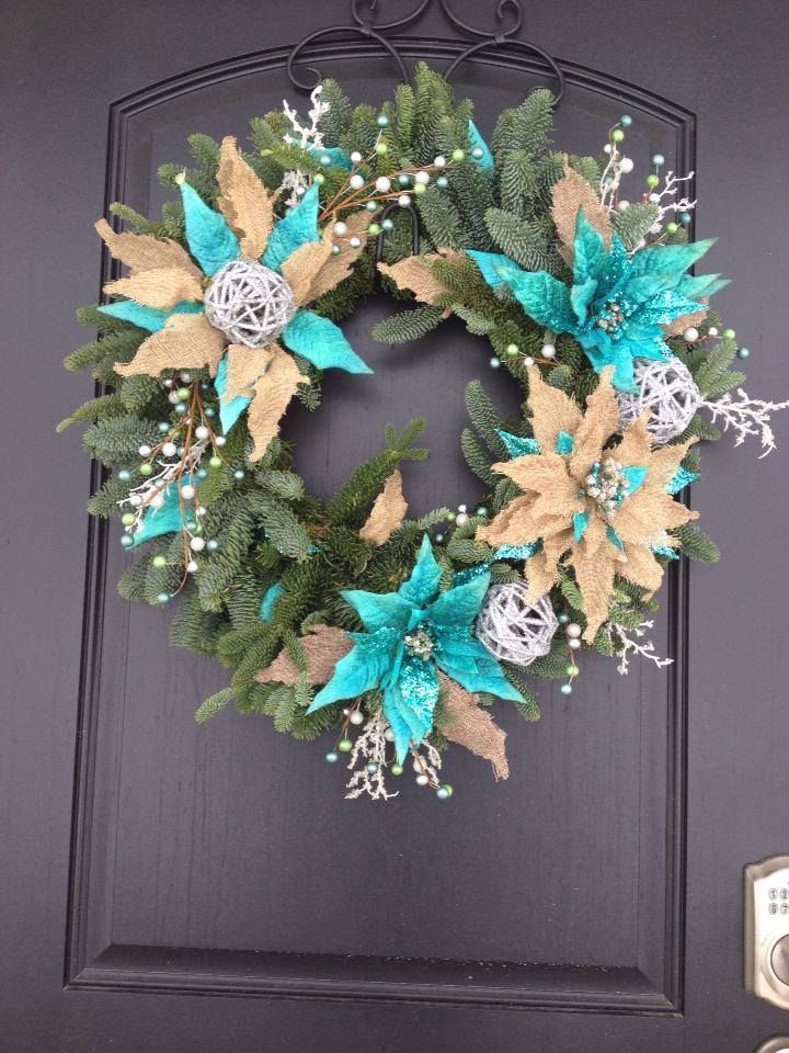 Made With A Plain Noble Fir Wreath And Some Added Decorations ... with regard to Decorating with a Noble Fir Wreath A Wreath Enthusiast's Perspective