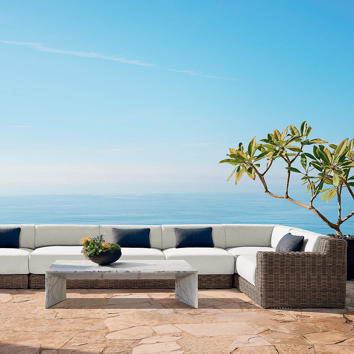 Maylin All-Weather Rattan Outdoor Lounge Chair With Warm White ... throughout