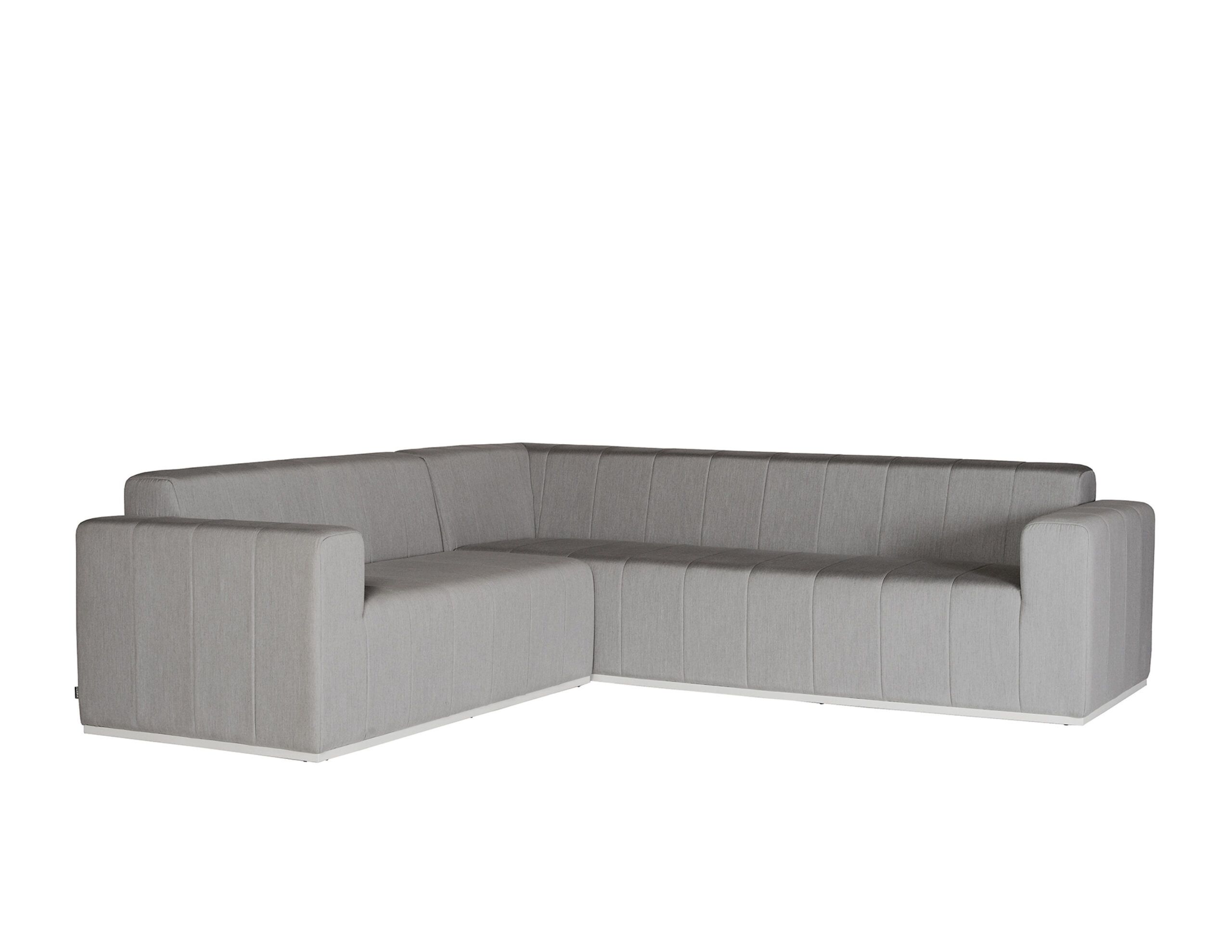 Mobital Redondo Sectional Sunbrella Heather Grey Fabric With White ... for Expert Insights on Maintaining Your Redondo Sunbrella Upholstered Outdoor Sofa