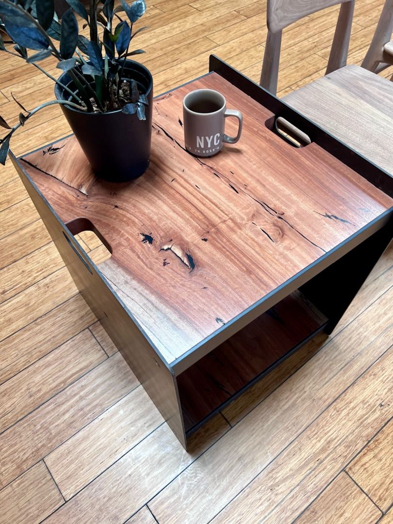 Modern Edge Eucalyptus Side Table | Ironwood Mills regarding Exploring the Versatility of Gray Wash Eucalyptus End Tables