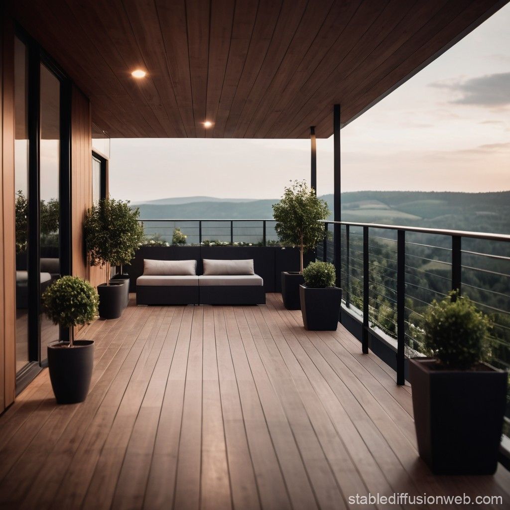 Modern Outdoor Living Space Design | Stable Diffusion Online regarding