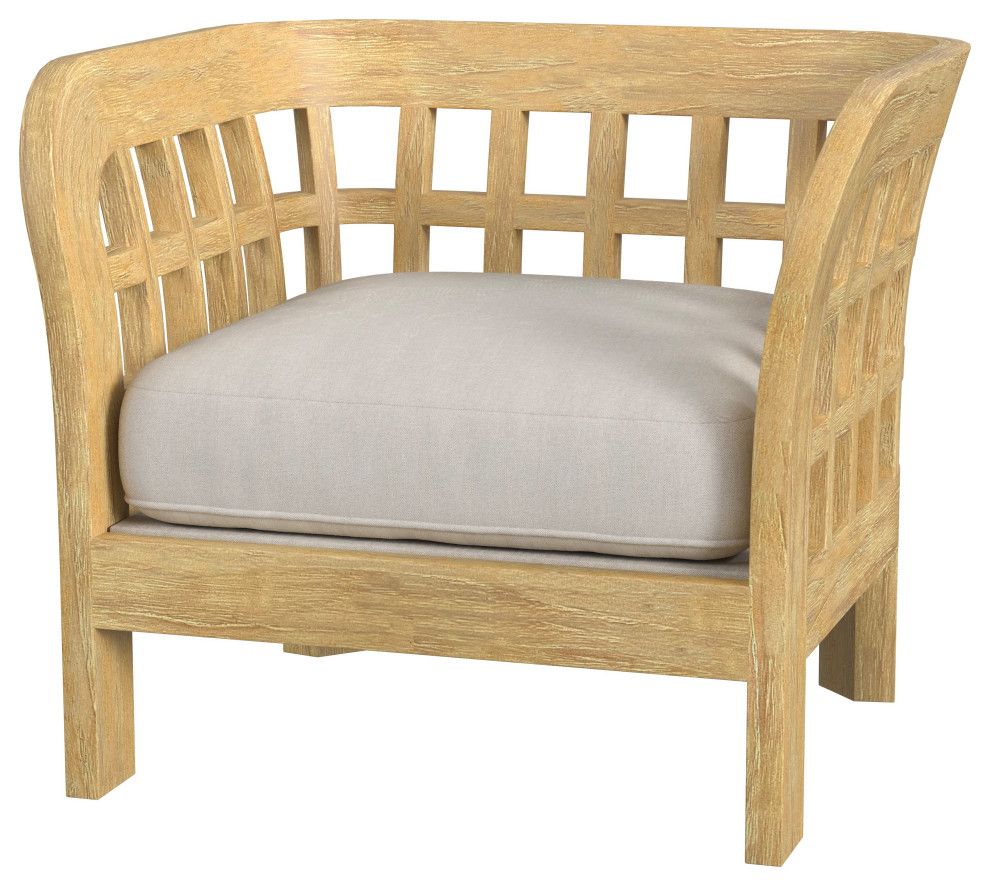 Monhegan Teak Outdoor Lounge Chair - Transitional - Outdoor Lounge ... intended for Designing Your Outdoor Oasis with a Monhegan Teak Sofa