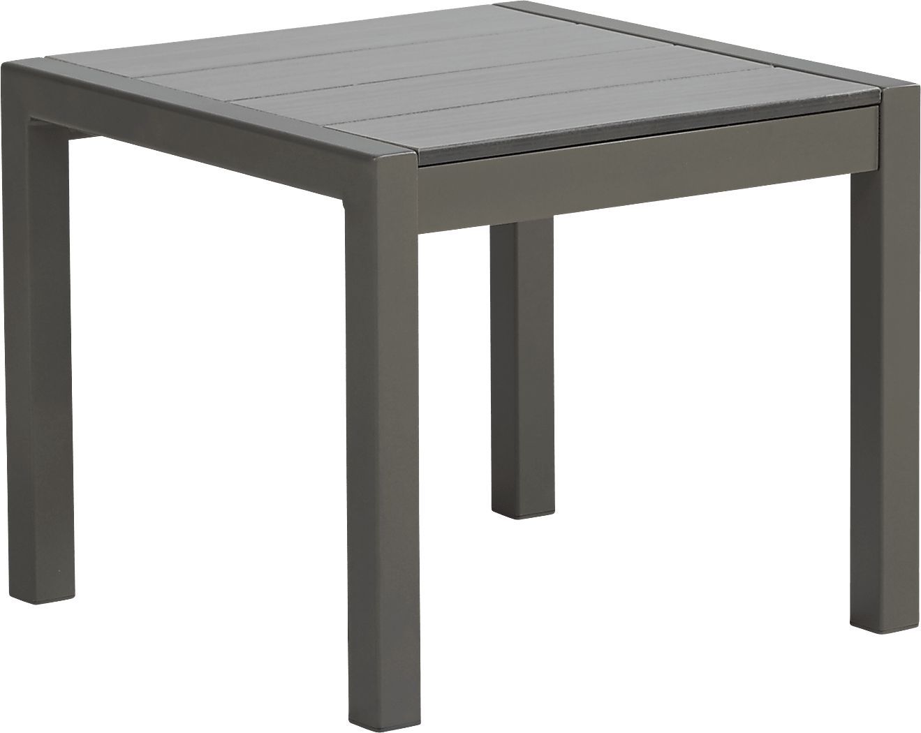 Ocean Tide Gray Outdoor End Table - Rooms To Go within Caring for Your Warm Gray Outdoor End Table Essential Tips