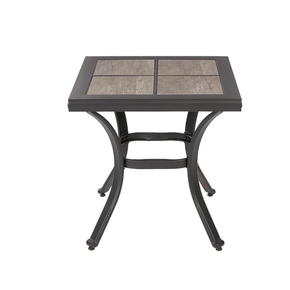 Outdoor Side Tables - Patio Tables - The Home Depot intended for Durability Meets Design The Jeremias Outdoor Side Table for All Seasons