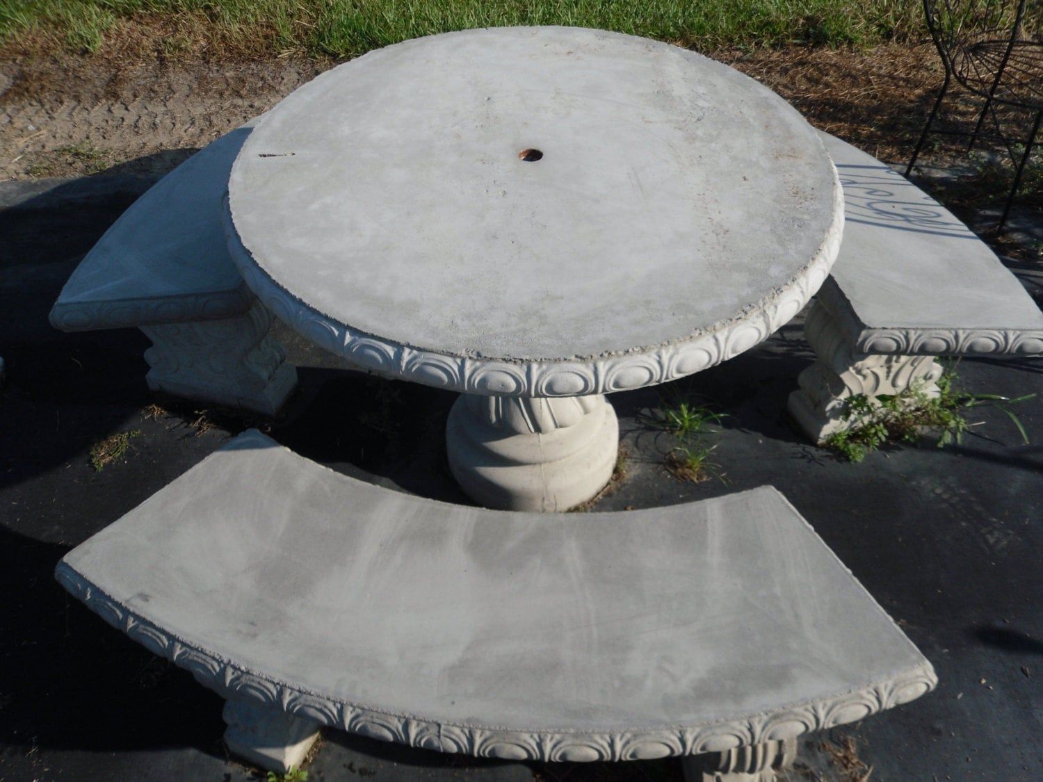 Outdoor Table Set Patio Table Concrete Patio Table Set with