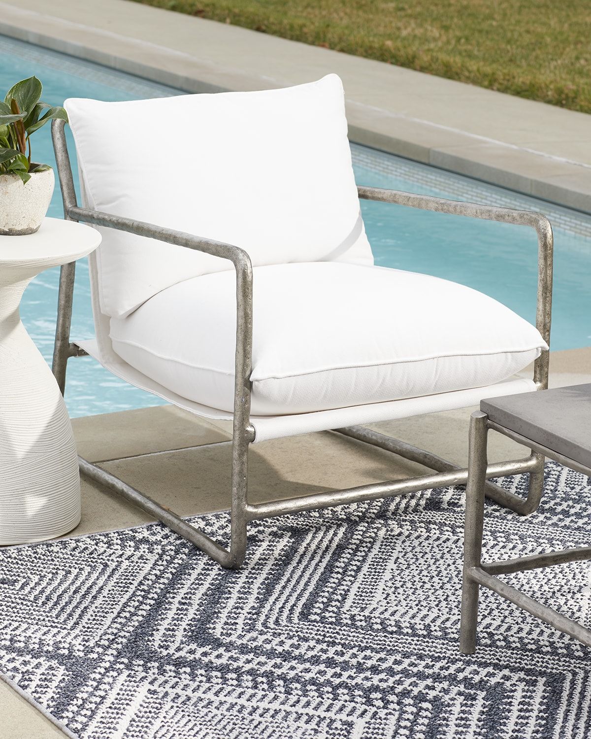 Palecek Pacifica Outdoor Lounge Chair | Horchow with regard to What Makes the Bernhardt Sorrento Outdoor Sofa a Patio Staple