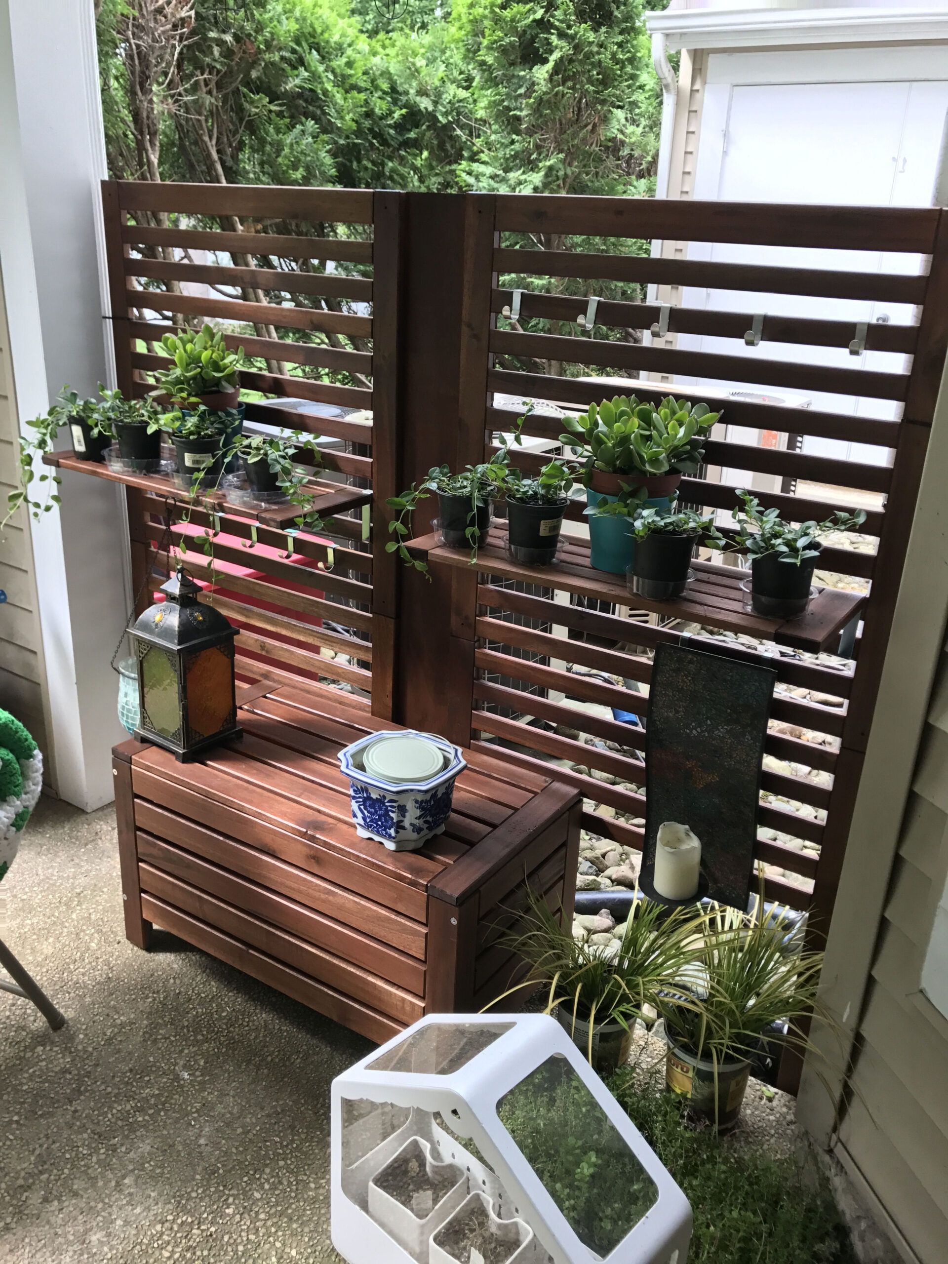 Patio Privacy Hack Ikea Applaro Patio Balcony Ideas, Small Balcony ... pertaining to