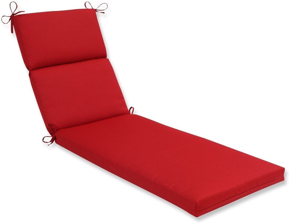 Pillow Outdoor Indoor Pompeii Chaise Lounge Cushion 72.5" X 21" Red For ... within The Enduring Charm of Pompeii Red Chaise Lounge Cushions