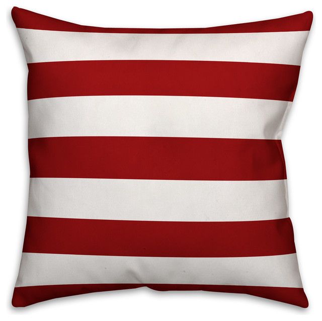 Caring for Your Red and White Stripes Indoor/Outdoor Pillow
