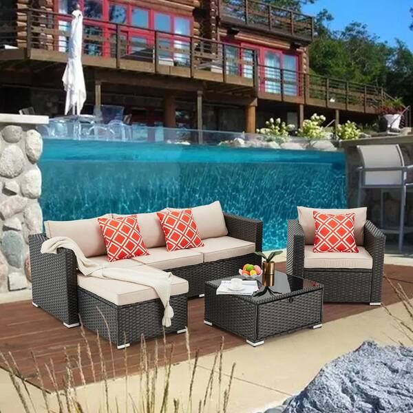 Salena Convertible Outdoor Sofa Bed With Lift Top Coffee within