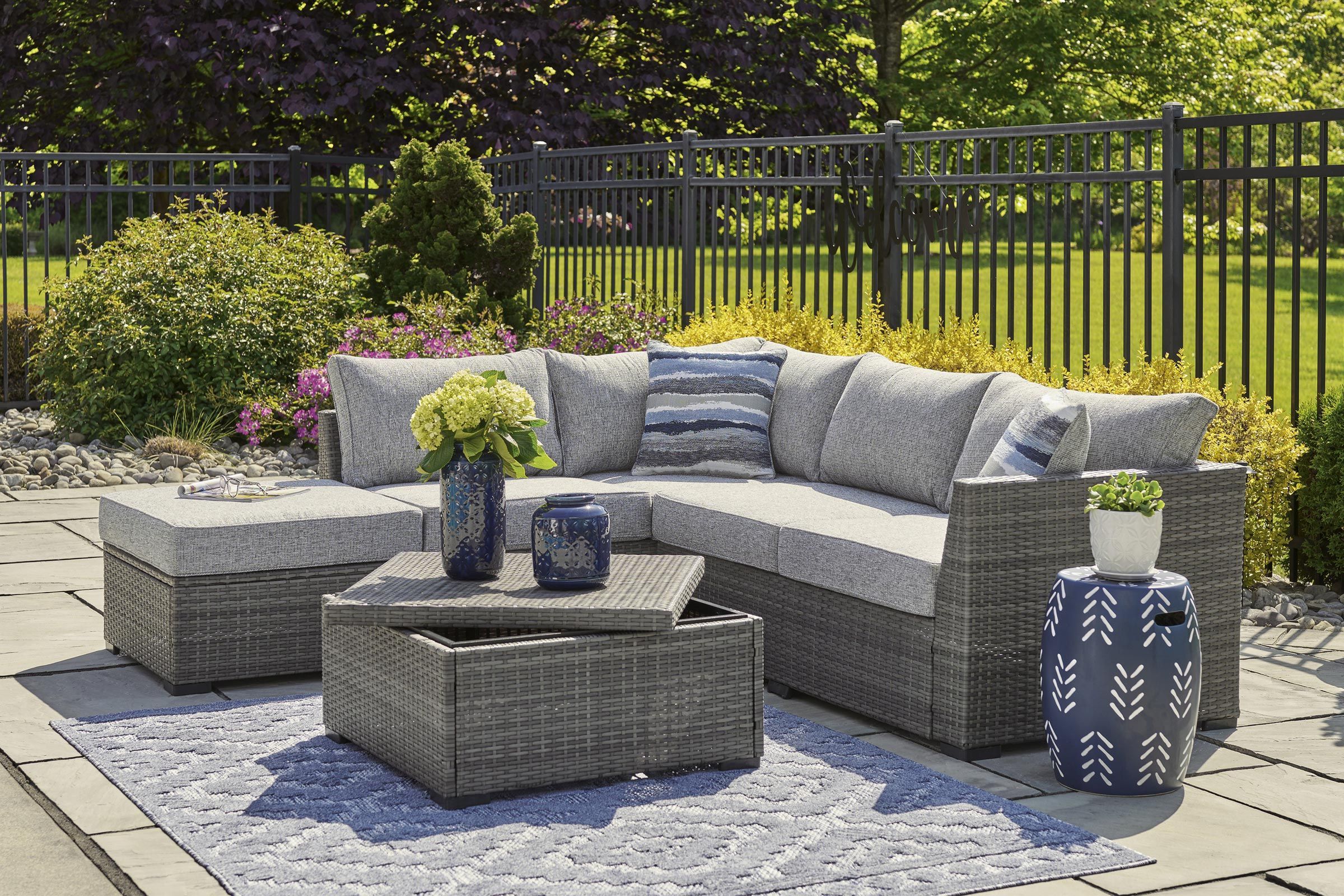 Sandbar 3-Piece Patio Sectional At Gardner-White within Insider Tips for Maximizing Your Turtle Beach 3-Piece Patio Sectional