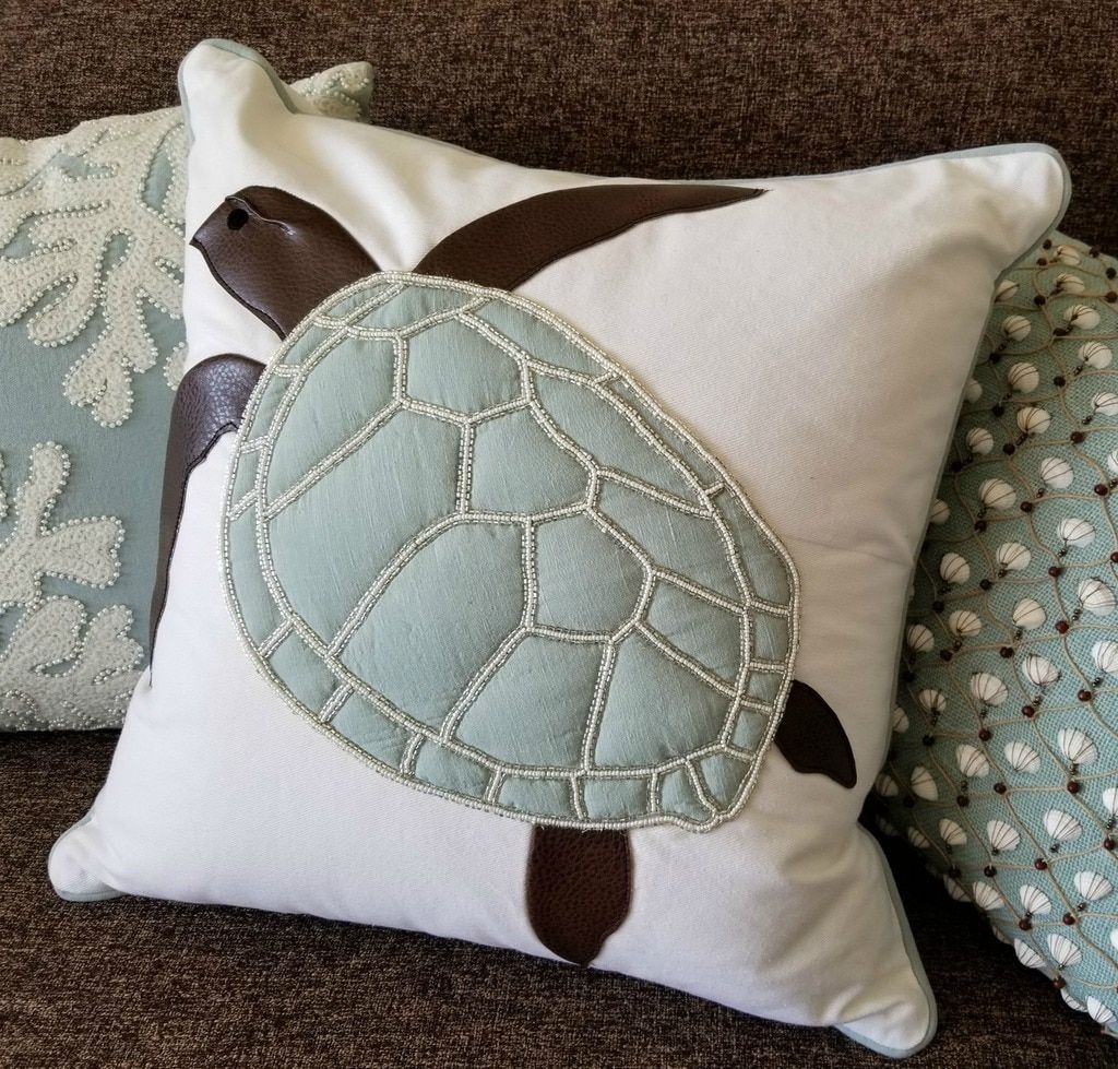 Why the Aqua Turtle Pillow is a Perfect Summer Accent Piece