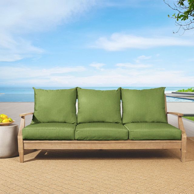 Spectrum Outdoor Sofa Pillow Cushion, 29"Wx27"Dx5"H - Contemporary ... within