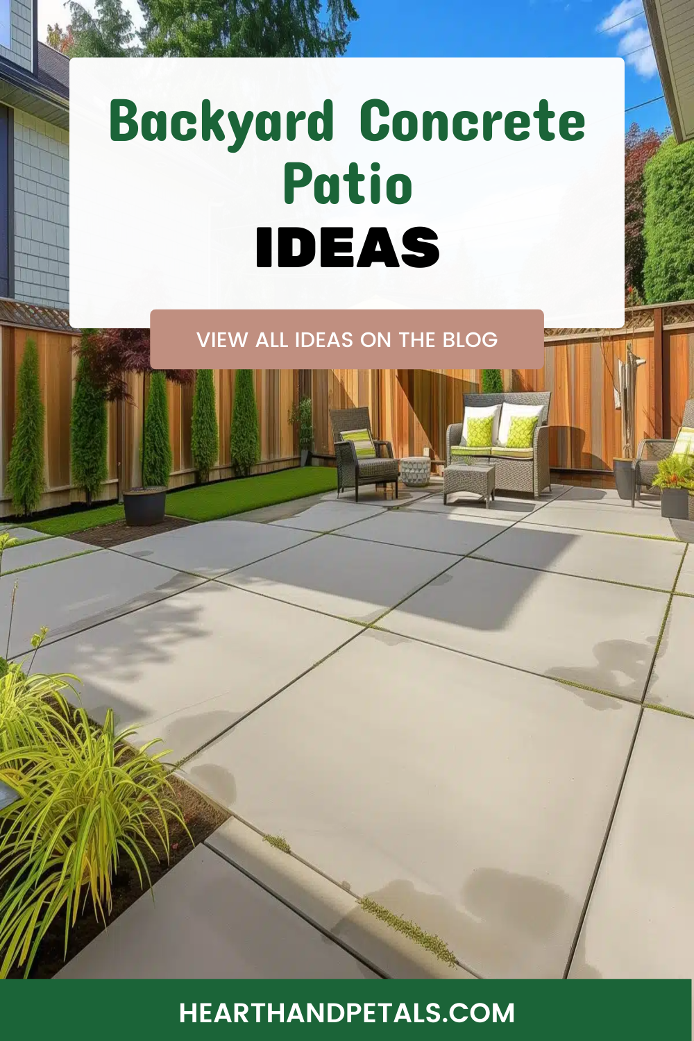 Crafting an Outdoor Oasis Using Una Aesthetic Concrete Pedestals