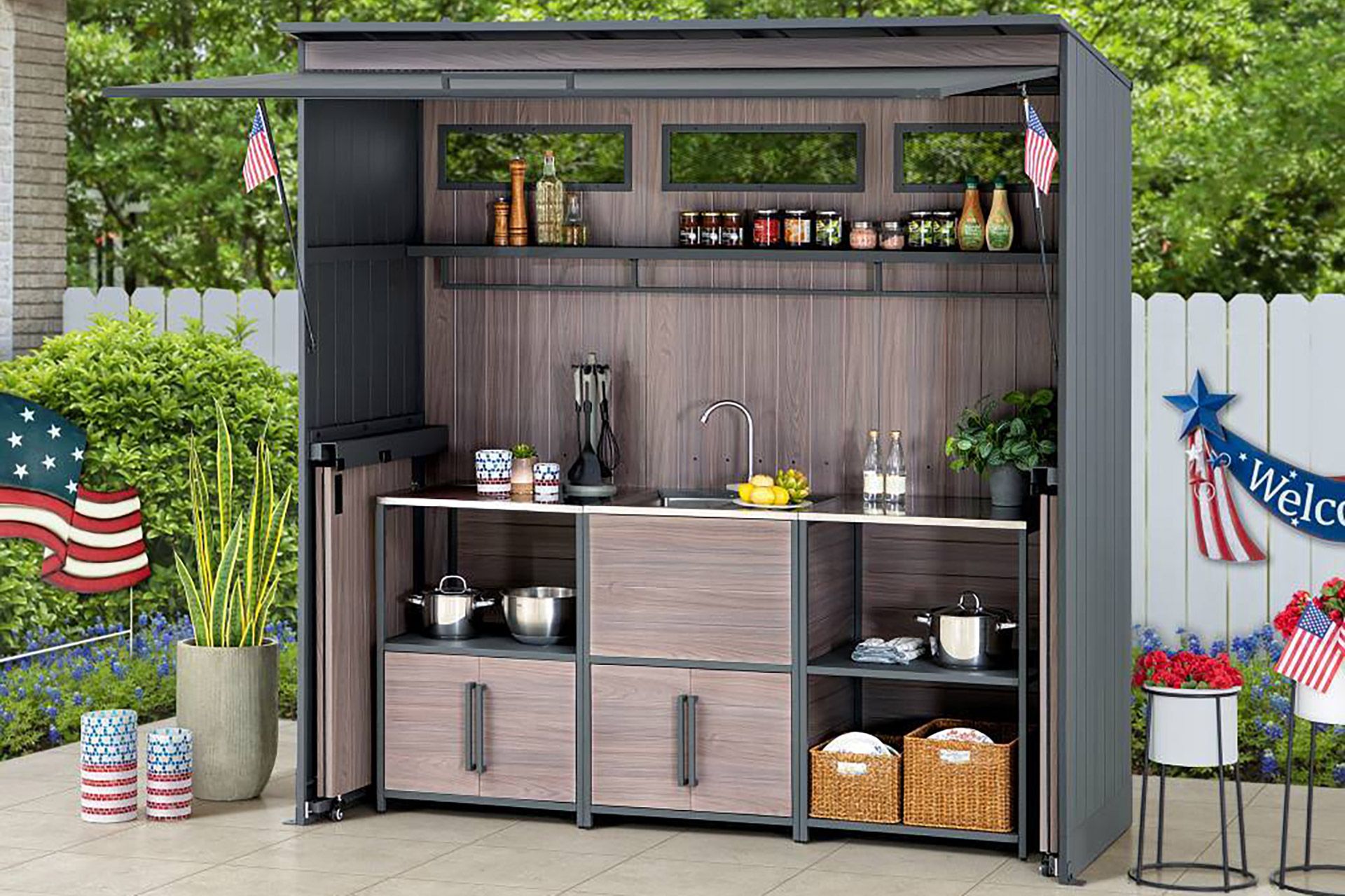 Sunjoy Fleetwood Outdoor Kitchen: Elevate Your Outdoor Living Space ... for
