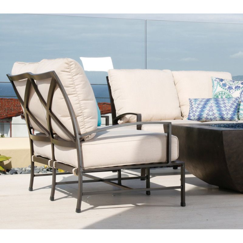 Sunset West La Jolla Aluminum Sofa | Authenteak pertaining to