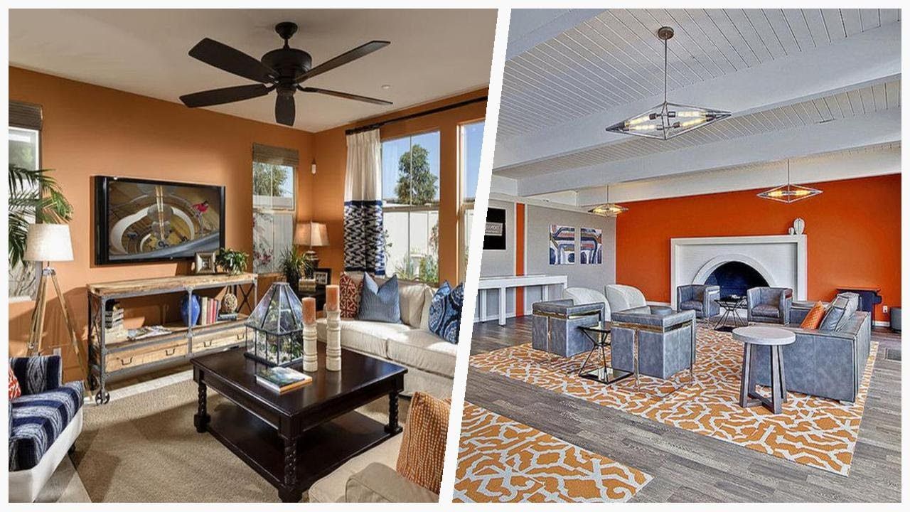 Transforming Bold Orange Walls: Tips &Amp; Tricks | Designer Cheatsheet with Transforming Your Patio Furniture With a Bold 20x20 Orange Geometric Pillow