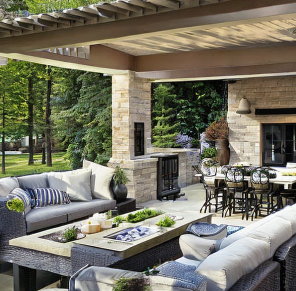 Transforming Your Backyard: A Guide To Outdoor Living Spaces And Fire ... throughout