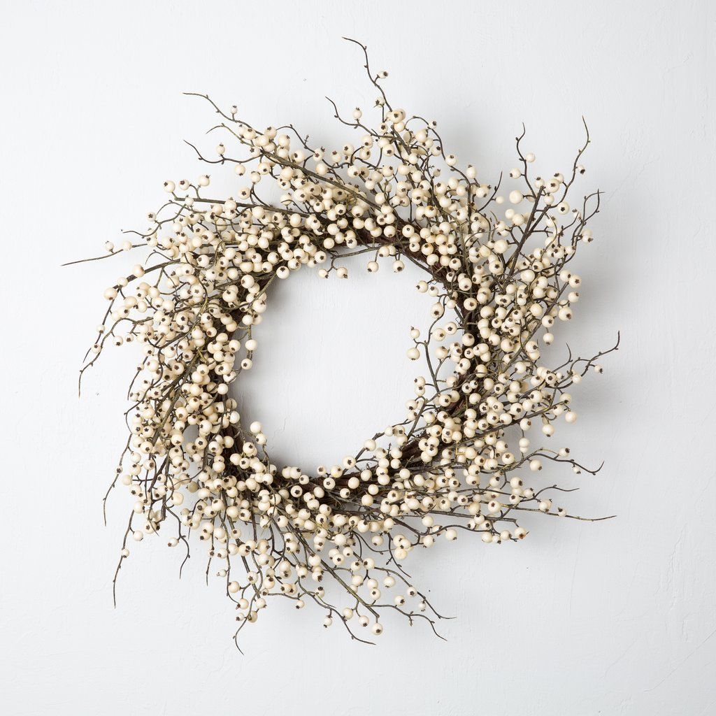 White Berry Wreath | Berry Wreath, Wreath Decor, Wreaths pertaining to