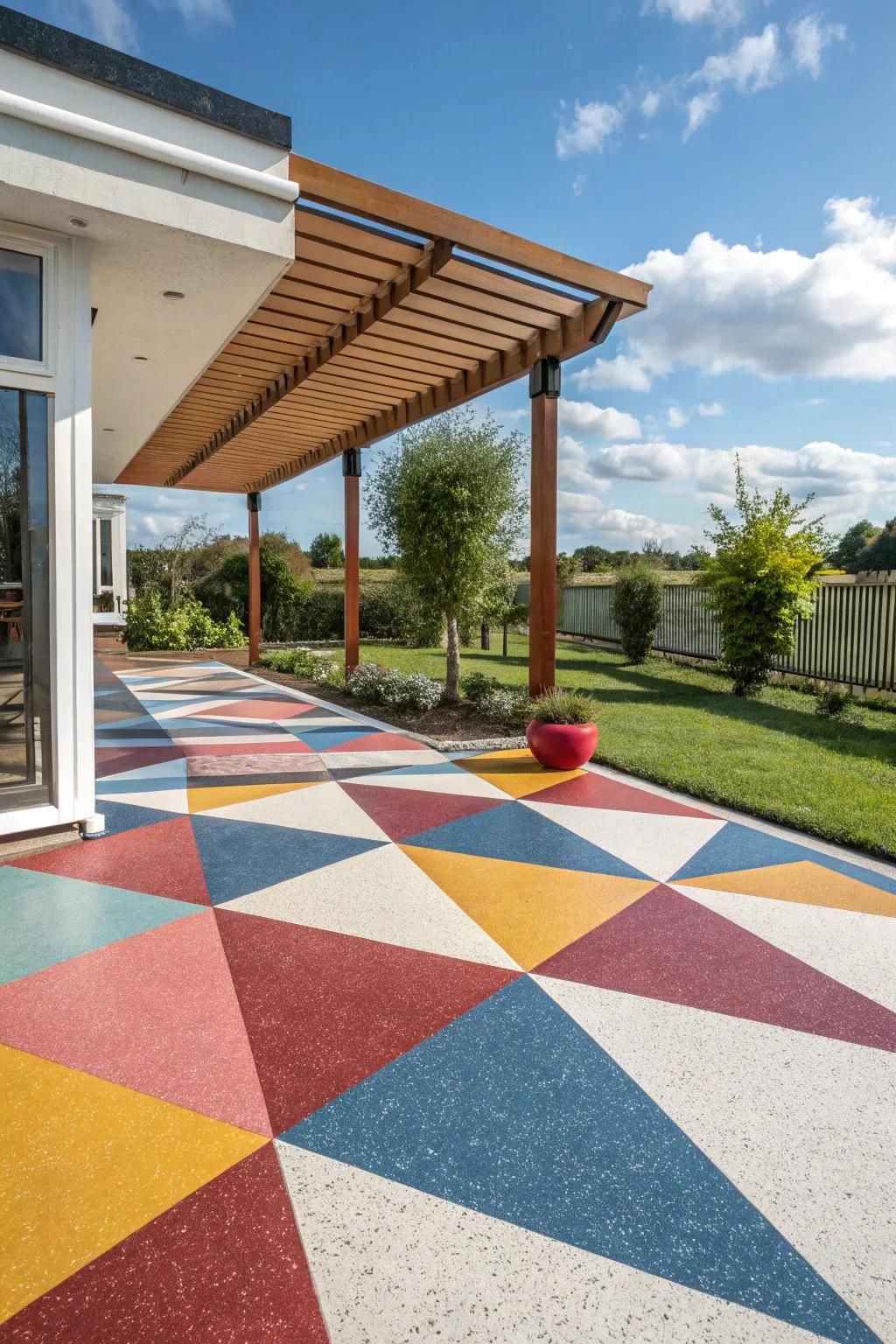 21+ Stunning Resin Patio Ideas For Your Outdoor Space intended for