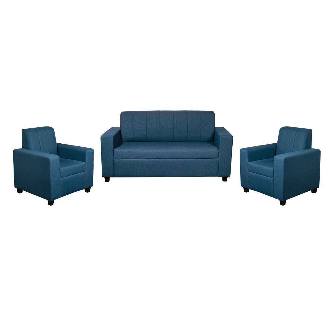 Home Products Conventional Sofa Sets Monaco Sofa Blue Fabric intended for