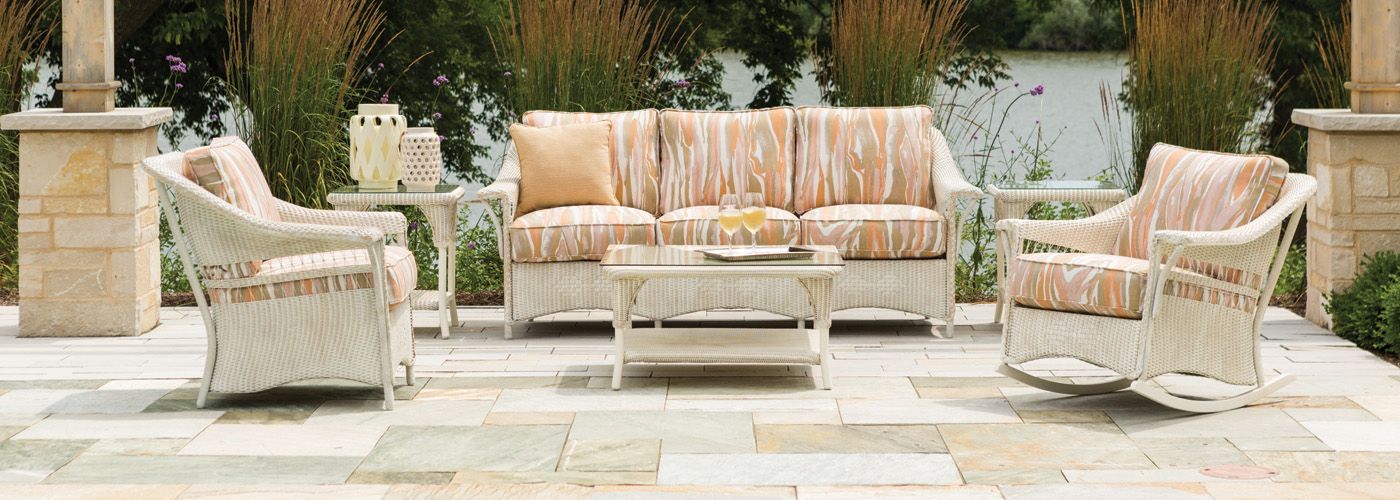 Lloyd Flanders Nantucket Collection | Lloyd Loom Wicker Furniture intended for