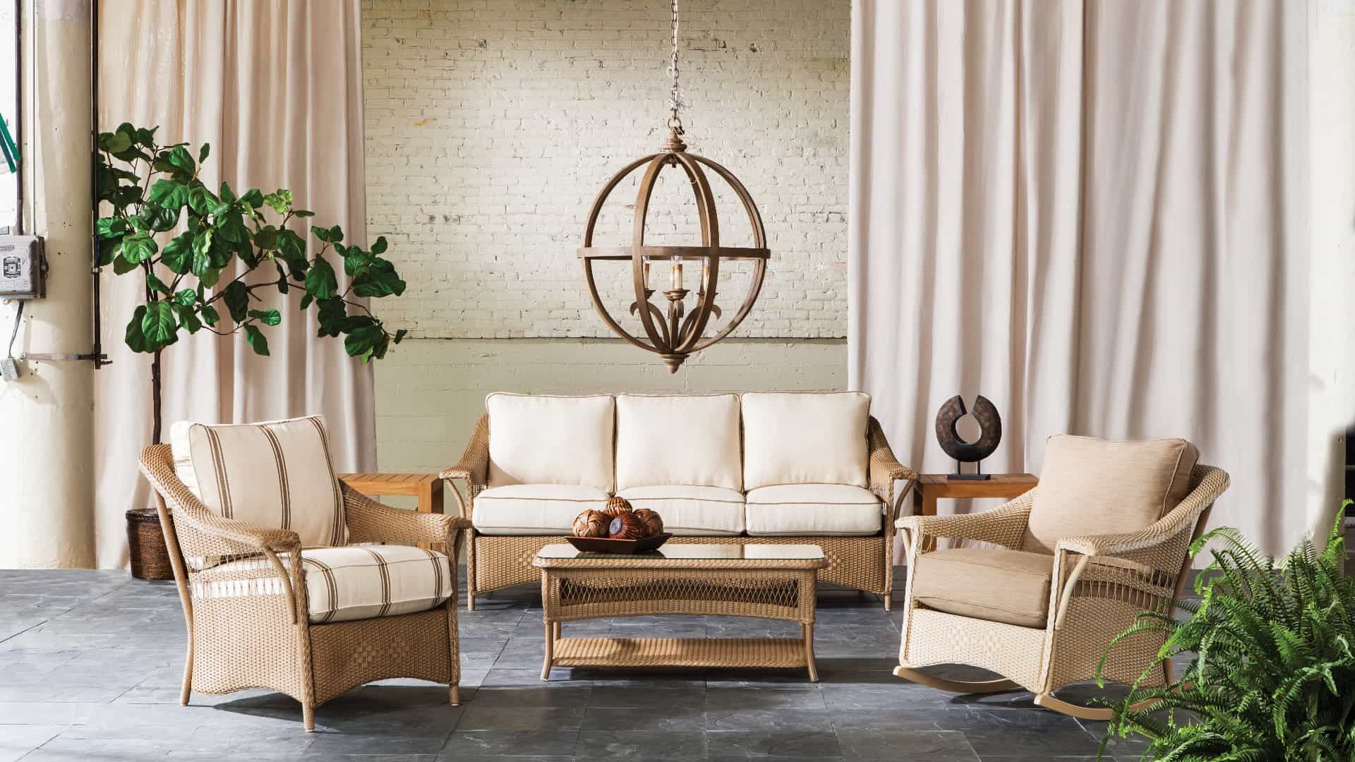 Lloyd Flanders Nantucket Wicker Patio Furniture - Wicker Living regarding