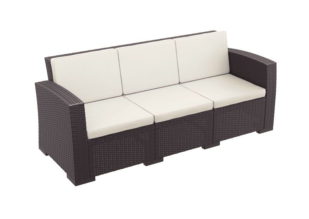 Making the Most of Your Space with the Monaco Resin Patio Sofa Dark Gray