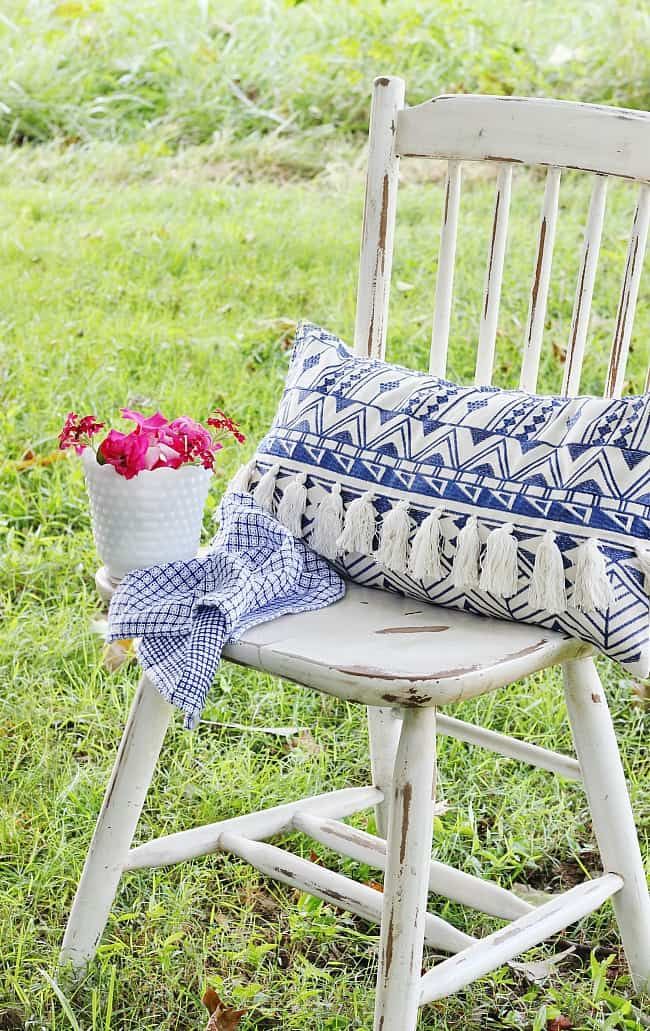 10 Outdoor Entertaining Ideas - Thistlewood Farm for School Of Fish Outdoor Throw Pillow, 18"X18"